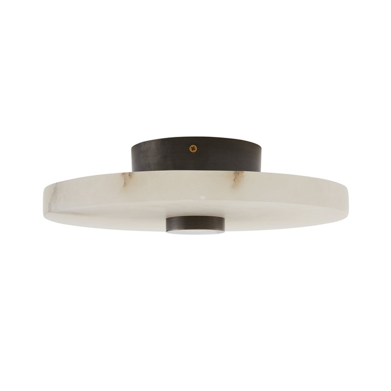 Arteriors 49786 Moers LED Flush Mount White
