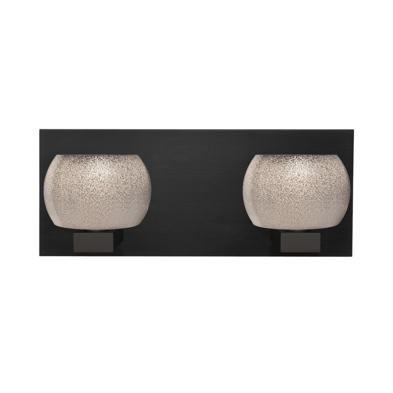 Besa 2WF-KENOSM-BK Besa Keno Vanity Two Light Vanity Black