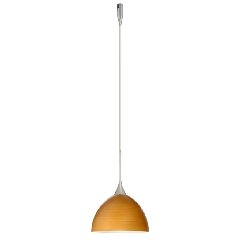 Besa RXP-4679OK-SN Brella One Light Pendant Satin Nickel