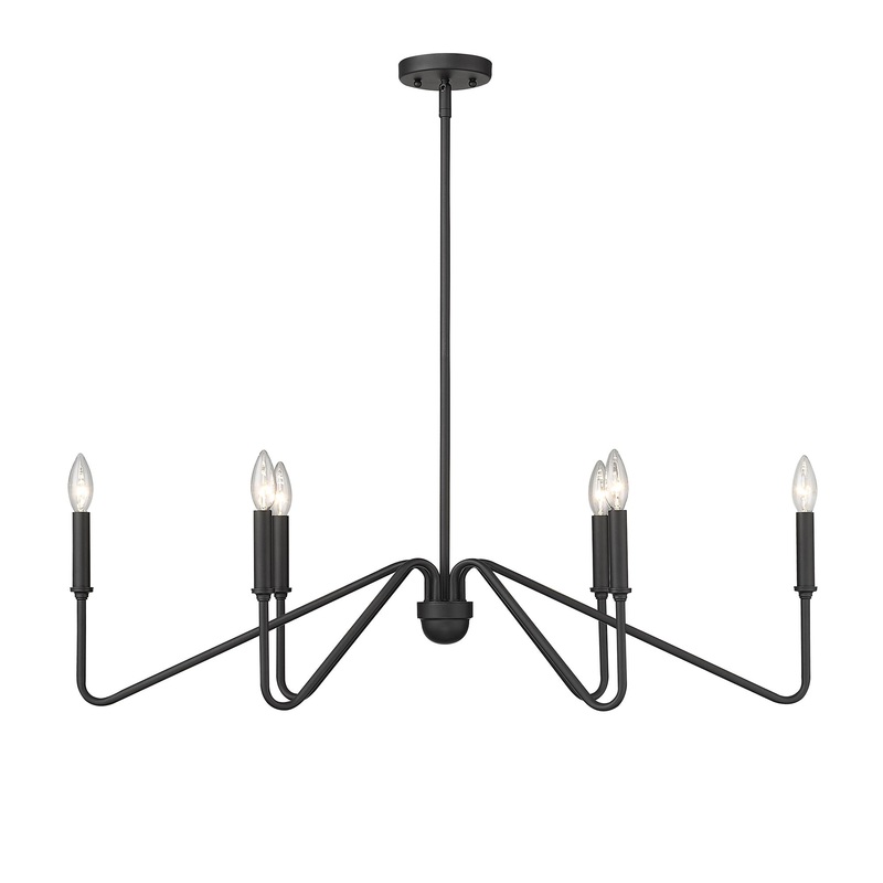 Kennedy Natural Black Linear Pendant