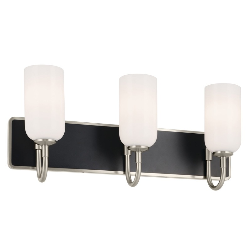 Kichler 55163NI Three Light Bath, Brushed Nickel