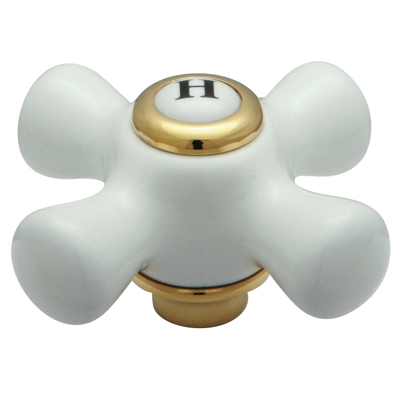 KSH3222PXH Hot Metal Cross Handle, Polished Brass