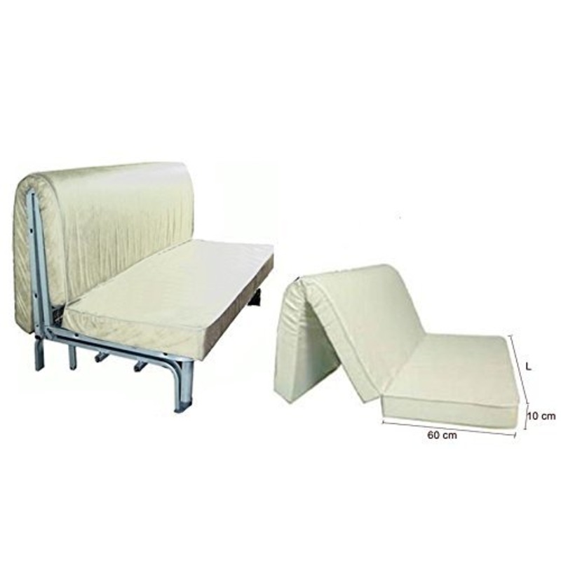 MATERASSO DIVANO 120 cm PRONTO LETTO POLIURETANO STOCK PRIMO PREZZO CON TAGLIO SU SEDUTA. PRONTA CONSEGNA! (1)