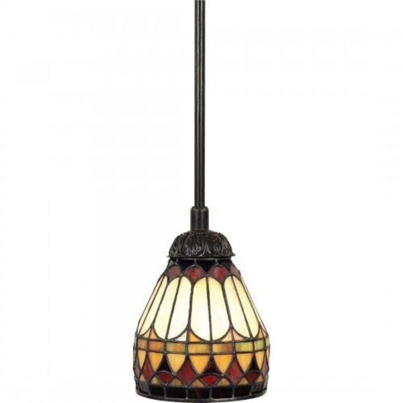 Quoizel TF1541VB West End Mini pendant vint brnz 6″d Mini Pendant