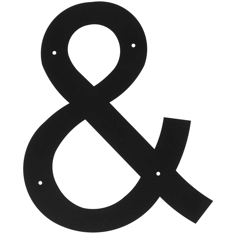 Village Wrought Iron LET-AMP-M Letter Ampersand Medium
