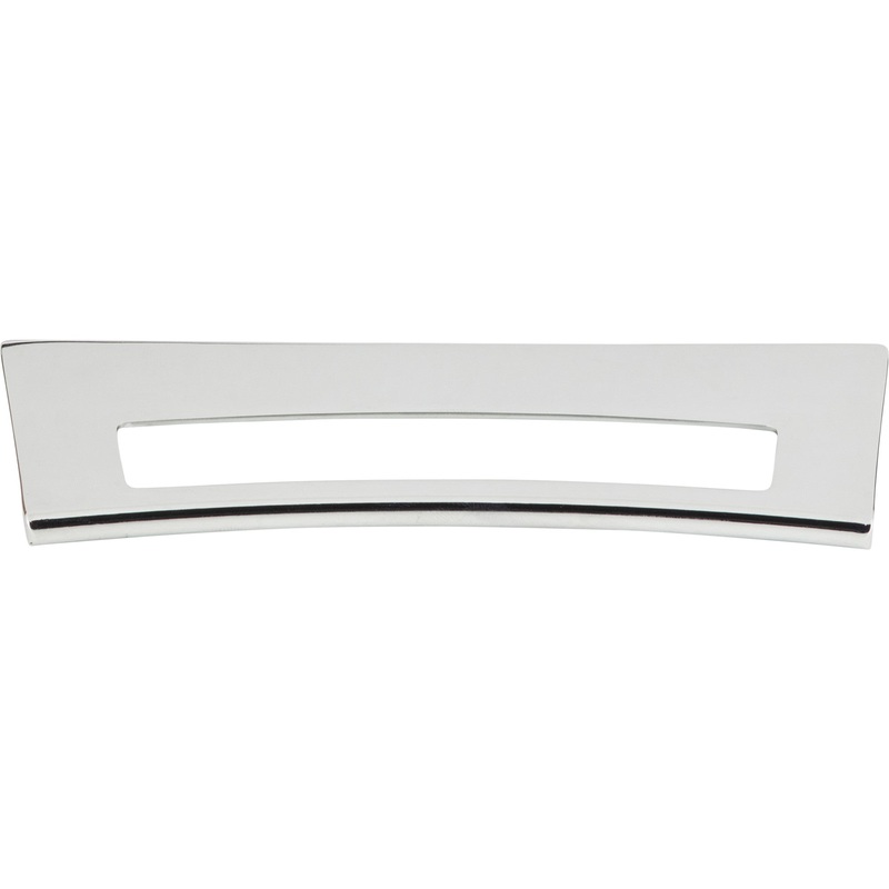 Atlas Homewares Mid Century Tab Pull 5 1/16 Inch (c-c) Polished Chrome