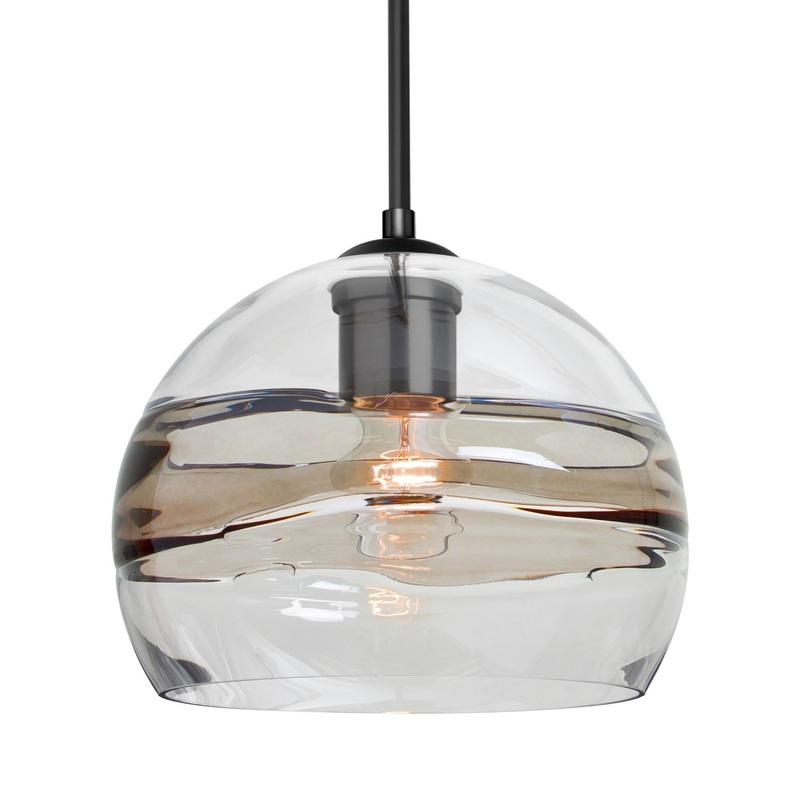 Besa 1JT-SPIR8SC-BK Besa Spirit 8 Pendant One Light Pendant Black