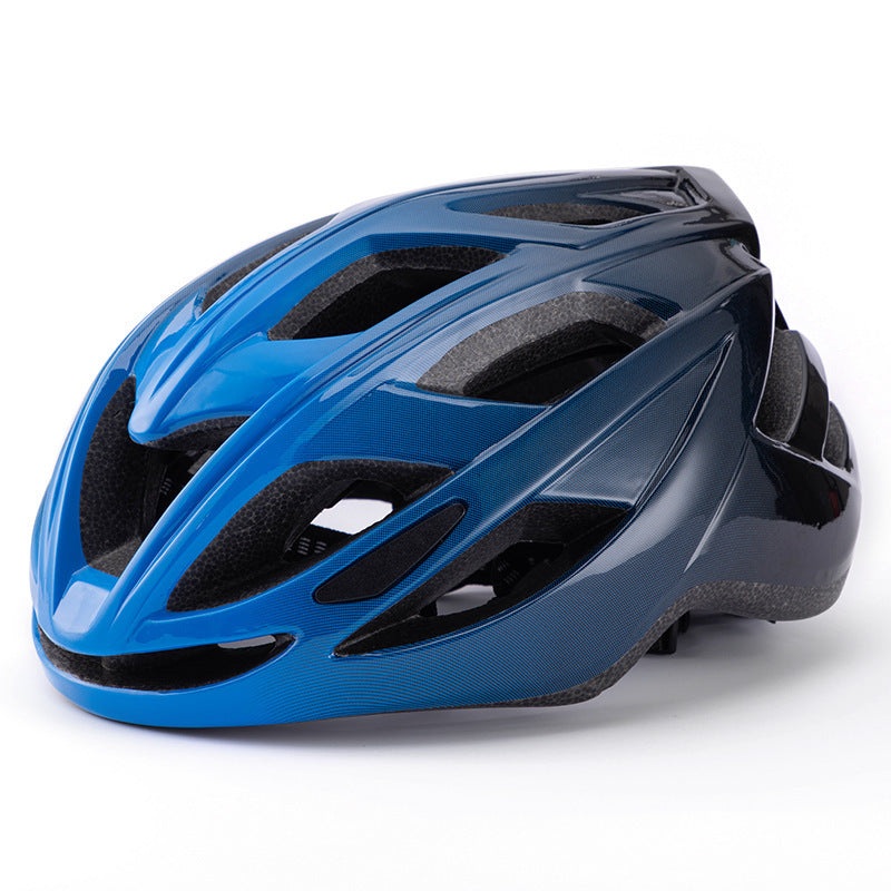 Dark Blue And Black Gradient Lightweight Adult Bicycle Helmet – Adjustable Fit Road & Mountain Bike Safety Headgear (57-62cm)