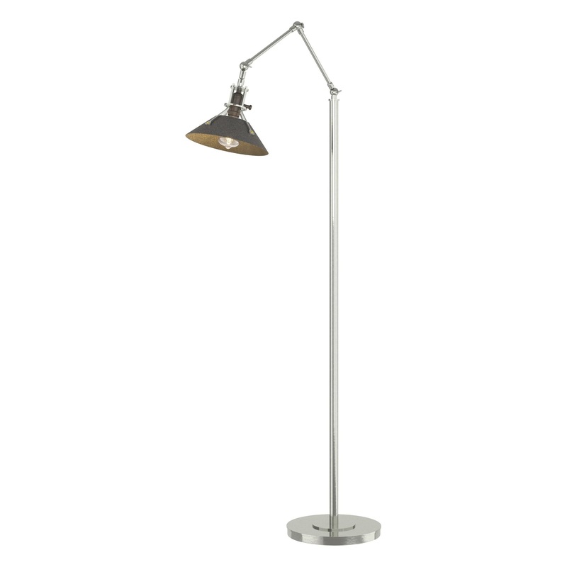 Henry Floor Lamp Sterling Natural Iron