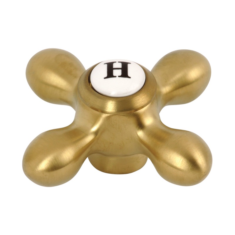 KSH3607AXH Hot Metal Cross Handle, Brushed Brass