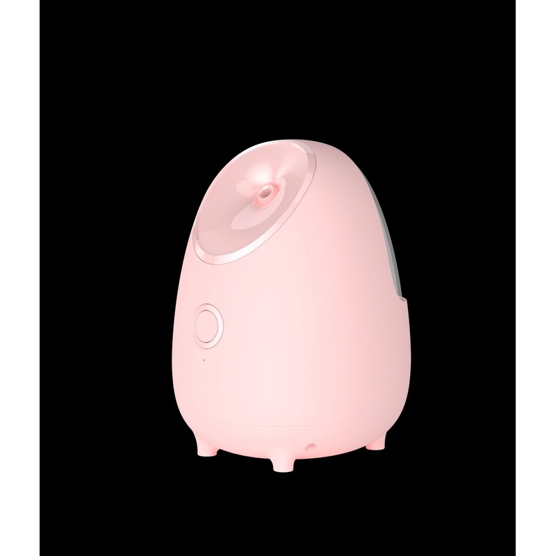 Nano Ionic Facial Steamer – Deep Hydration Hot Mist Face Steamer for Home Spa & Skincare(pink)