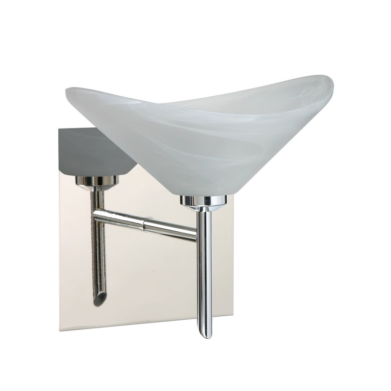 One Light Wall Sconce from the Hoppi Collection in Chrome Finish by Besa