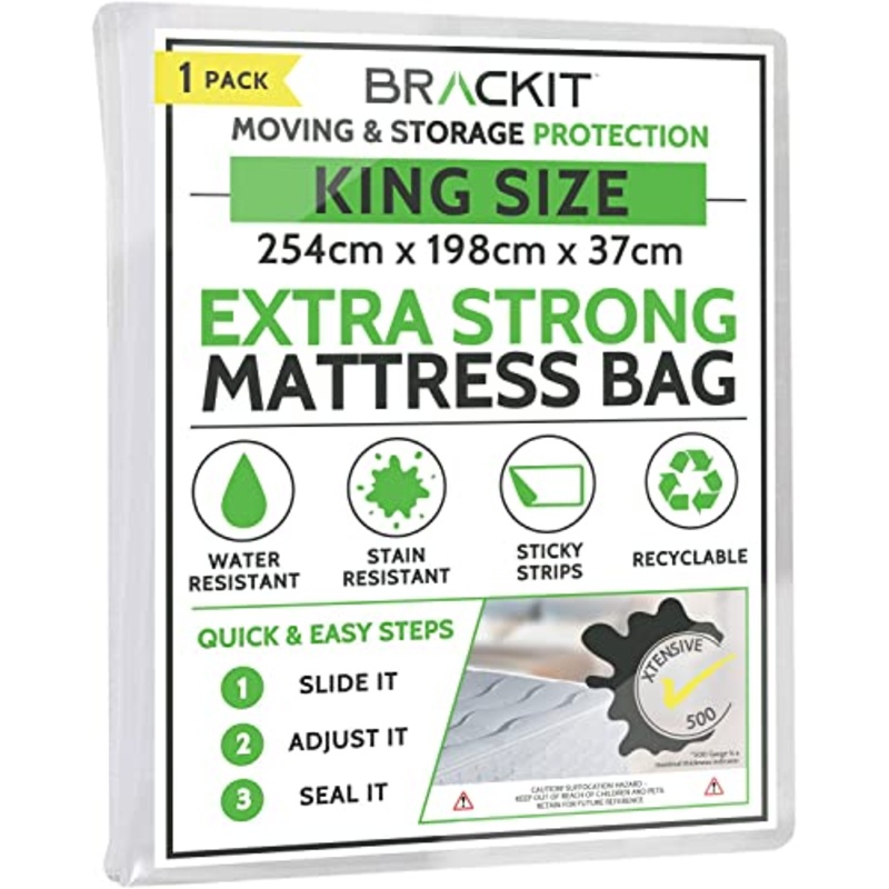 Sacco per materasso, con chiusura a sigillo, 500 g, misura king e super king, 254 x 198 x 37 cm