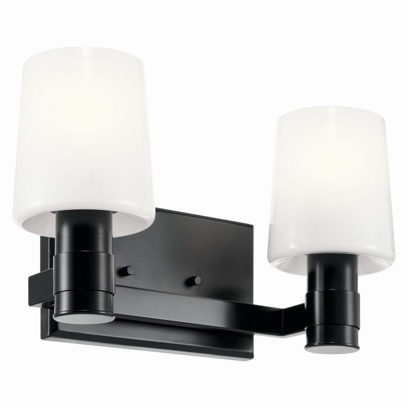 Two Light Vanity from the Adani Collection in Black Finish by Kichler