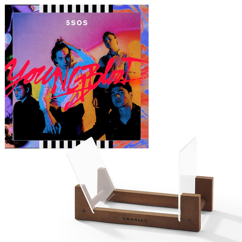 5 Seconds Of Summer Youngblood – Vinyl Album & Crosley Record Storage Display Stand