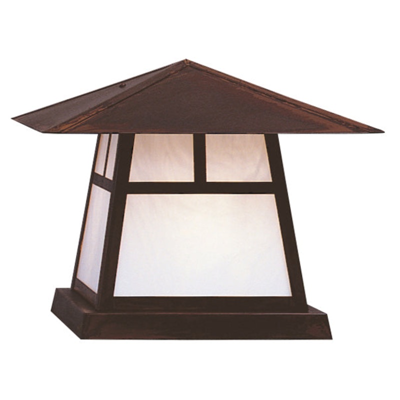 Arroyo CC-15TWO-BZ Carmel One Light Column Mount Bronze