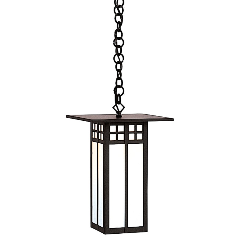 Arroyo GH-9LWO-BK Glasgow One Light Pendant Satin Black