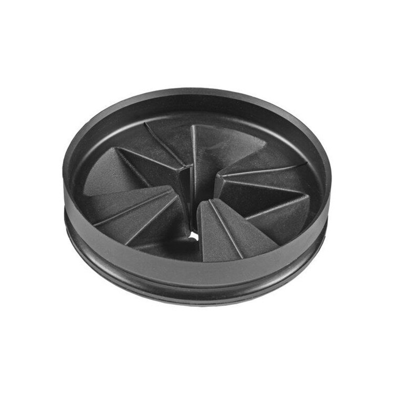 Baffle Evolution Antimicrobial Quiet Collar Black 3-1/4 Inch for Evolution Garbage Disposals
