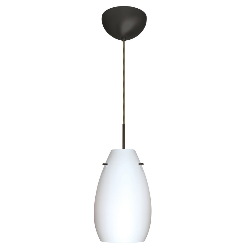 Besa 1JC-412607-LED-BR Pera One Light Pendant Bronze