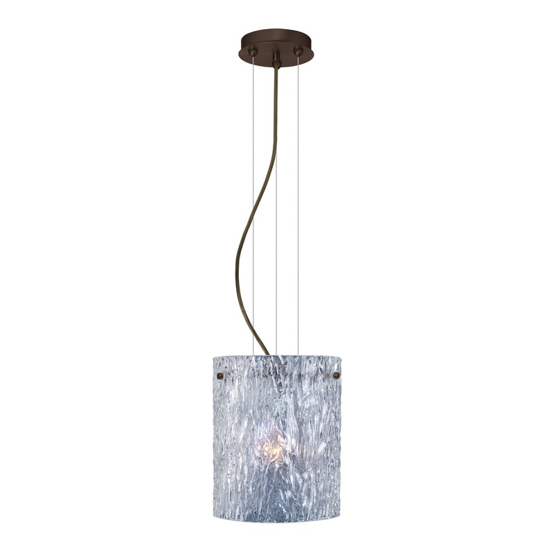Besa 1KG-400600-BR Tamburo One Light Pendant Bronze