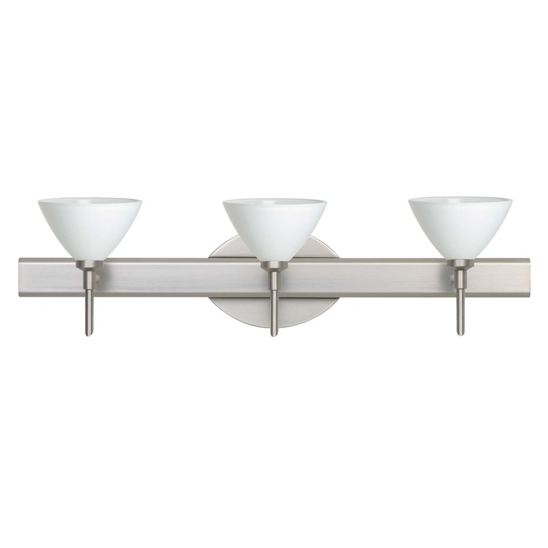 Besa 3SW-174307-SN Domi Three Light Wall Sconce Satin Nickel