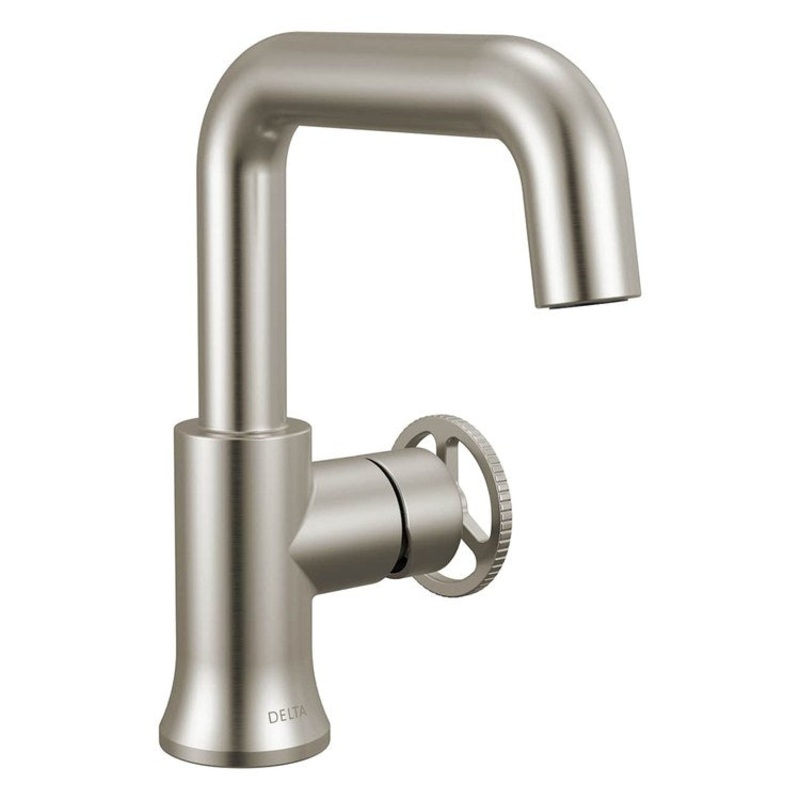 Lavatory Faucet Trinsic 1 Wheel Stainless 1.2 Gallons per Minute Deck Mount Pop-Up 1 Hole