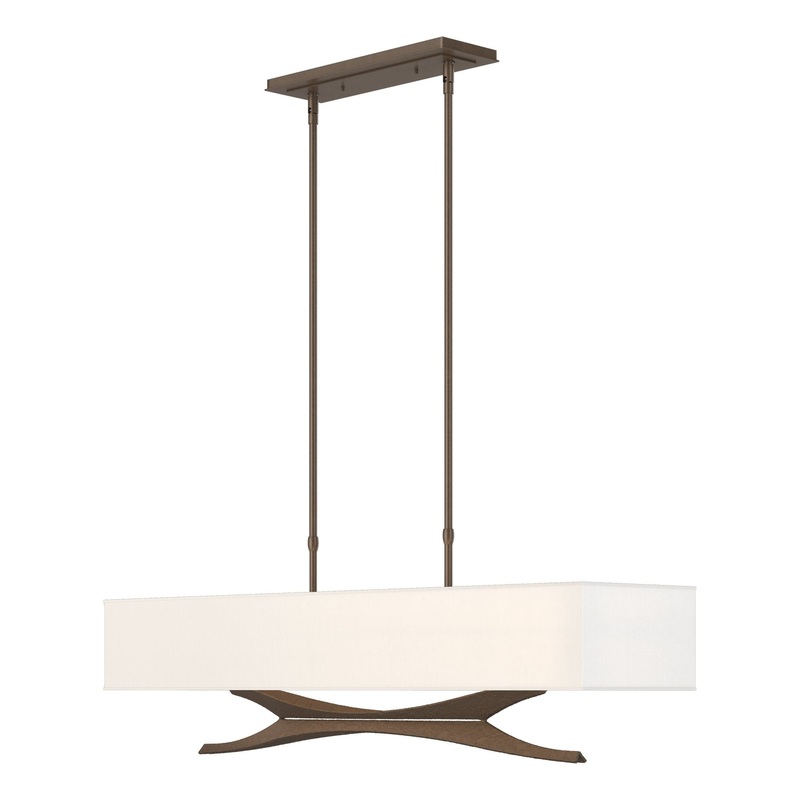 Moreau Pendant Bronze Natural Anna Shade (SF)
