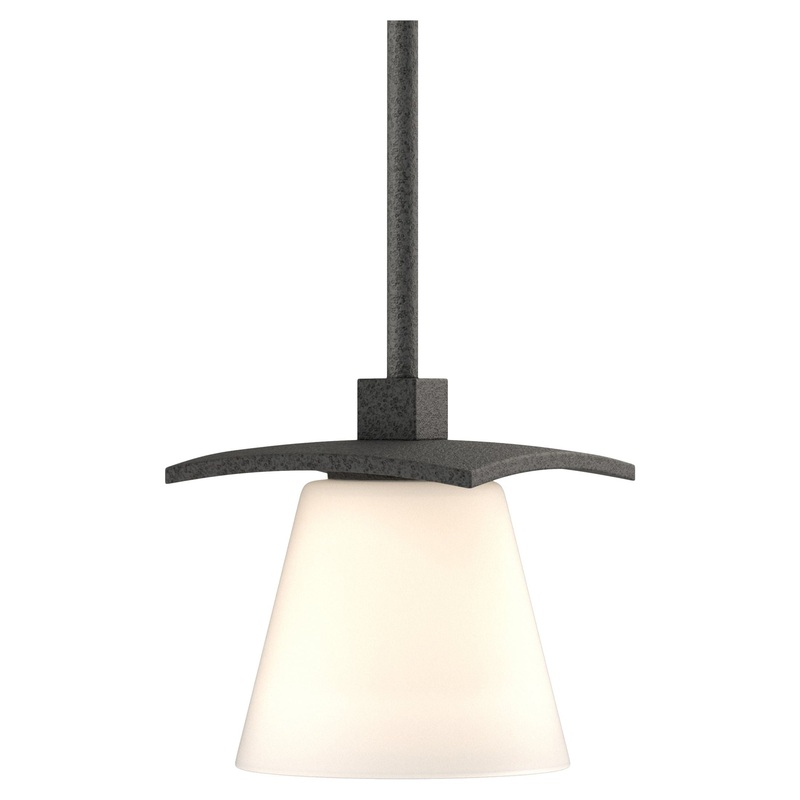 Wren Mini Pendant Natural Iron Opal Glass (GG)