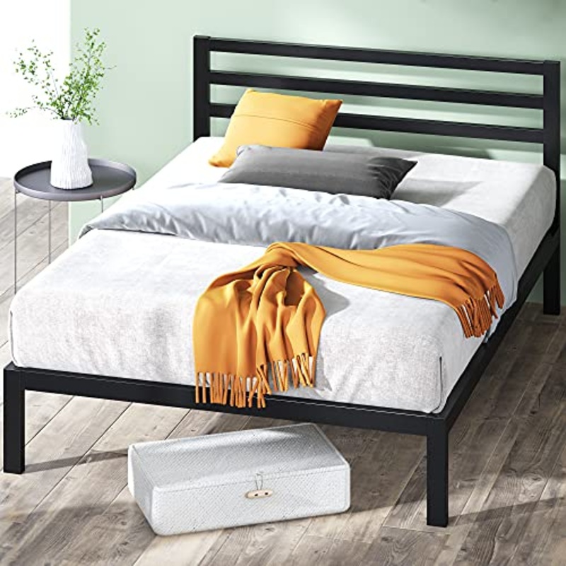 Zinus Mia Modern Studio 35,5 cm Rete del letto in metallo 1500H / Base del materasso/ Non sono necessarie le molle/ Supporto resistente in legno per letto/ Montaggio facile/ 140 x 190 cm
