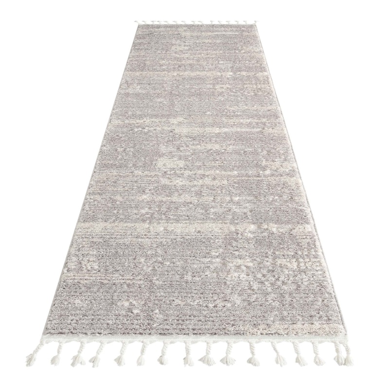 Addie Soft Pile Rug – Light Grey – 160×230