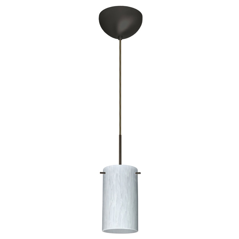 Besa 1BC-440419-BR Stilo One Light Pendant Bronze