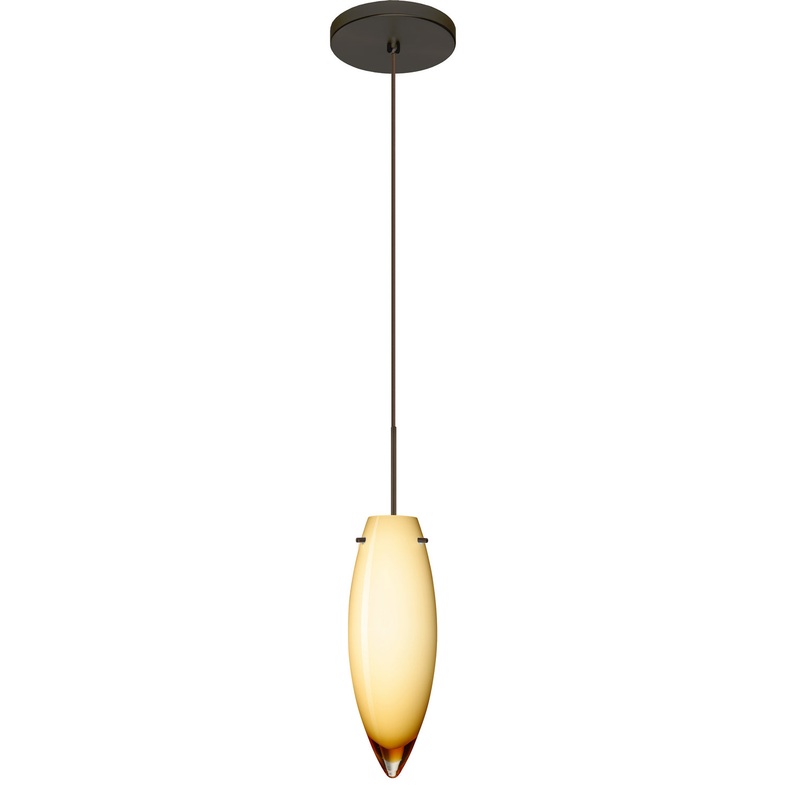 Besa 1XT-4096VG-LED-BR Juliette One Light Pendant Bronze (Discontinued)