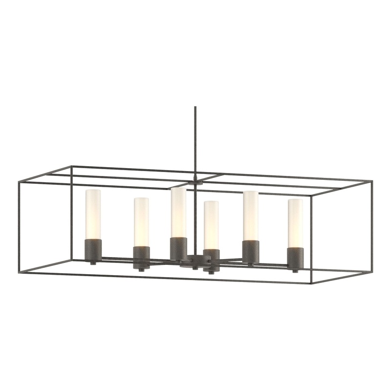 Portico Pendant Natural Iron Natural Iron Opal Glass (GG)