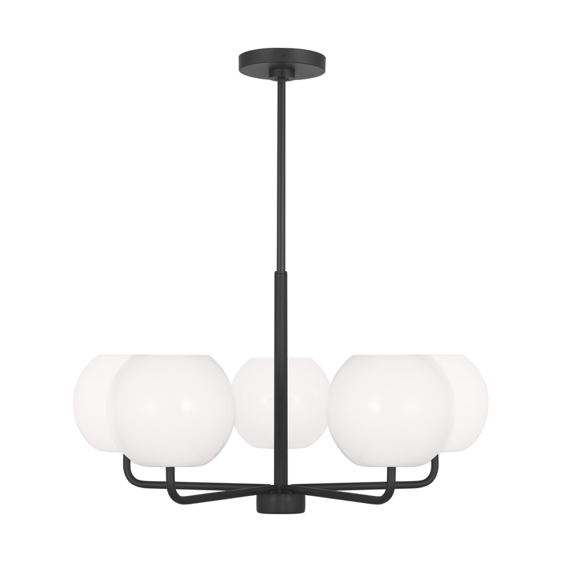 Rory Medium Chandelier Midnight Black None