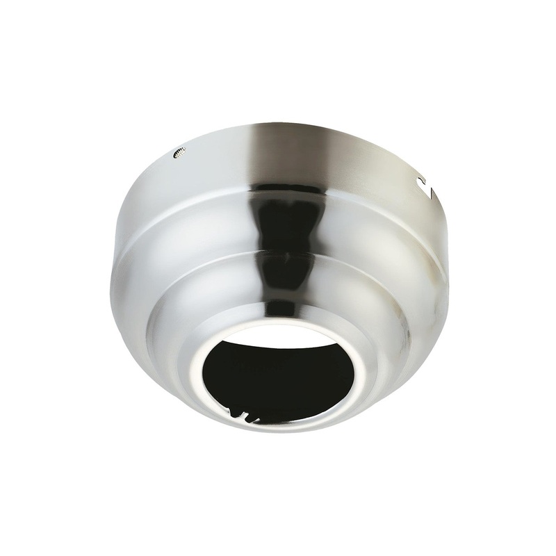 Slope Ceiling Adapter from the Universal Collection in Chrome Finish by Visual Comfort Fan