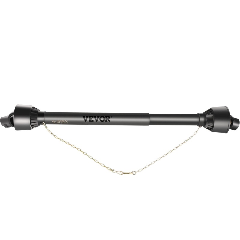 VEVOR PTO Shaft PTO Drive Shaft 1-3/8″ x 6 Spline Ends Round End T4 43″-61″