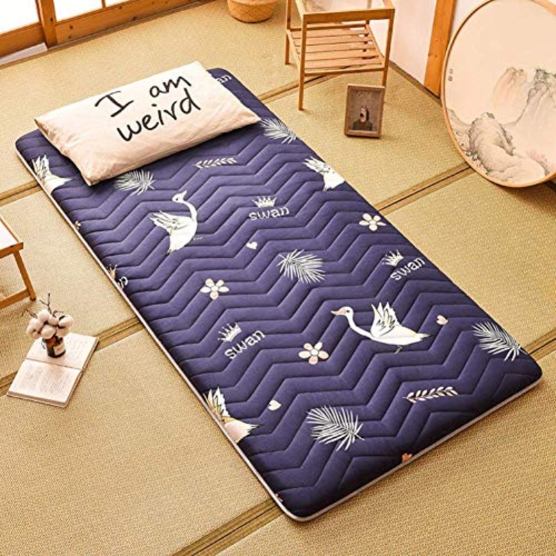Z&HA Tatami Tappetino, 5 cm di Spessore Tappetino futon MattressTopper Tradizionale Giapponese futon ispessite Queen Size Standard Dimensione Dorm,O,100x200cm