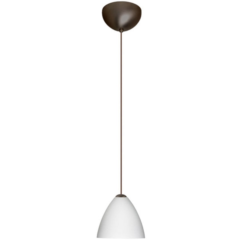 Besa 1XC-177907-BR Mia One Light Pendant Bronze