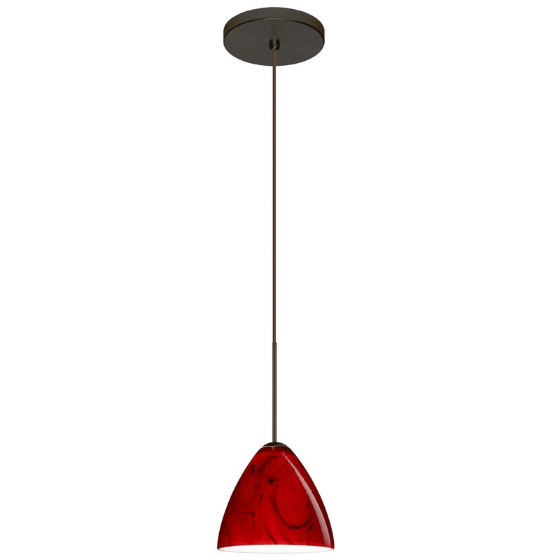 Besa 1XT-1779MA-BR Mia One Light Pendant Bronze
