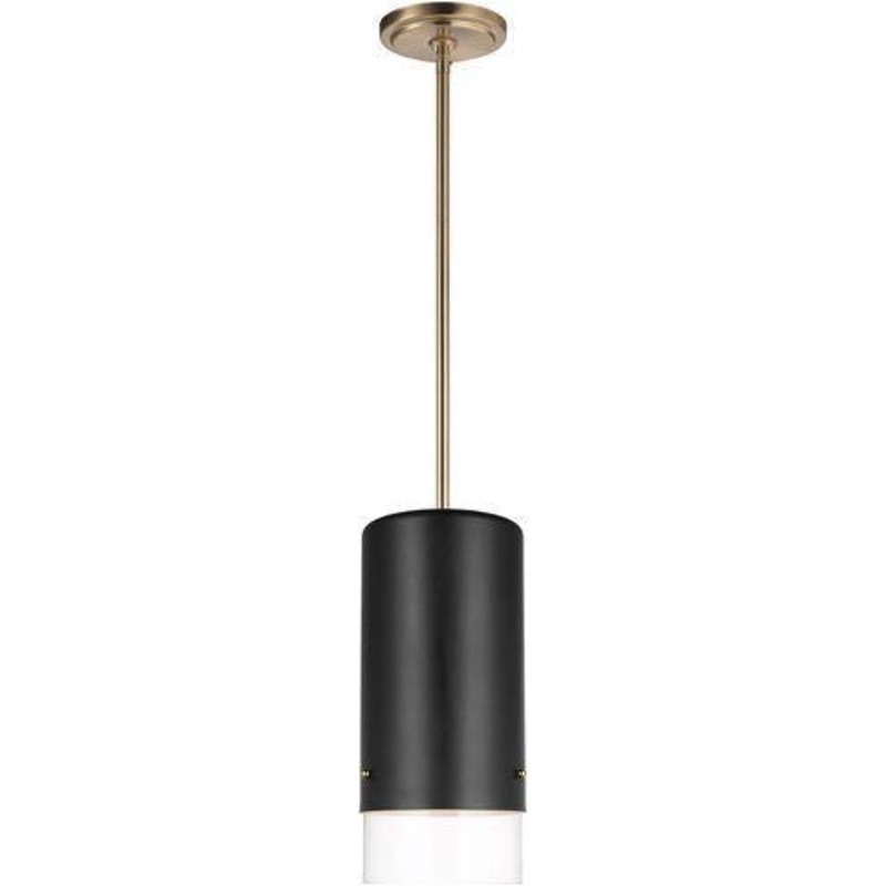 Corey One Light Pendant Midnight Black