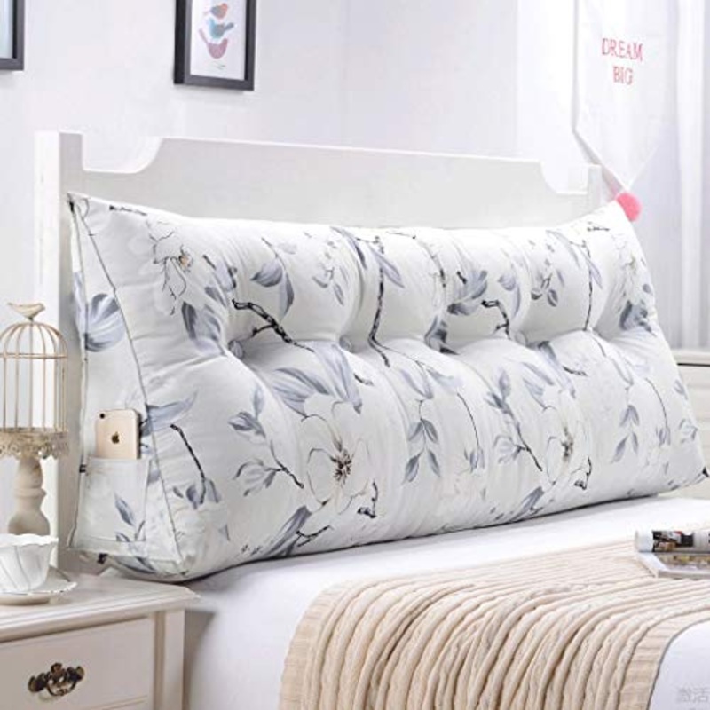 HYY-YY – Testiera per divano con schienale doppio, morbida, per letto Tatami, cuscino lombare in vita, colore: O, dimensioni: 135 cm