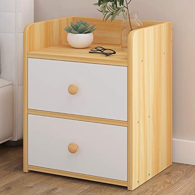 JKGHK Comodino, Comodino per Camera da Letto Armadio di Stoccaggio per Mobili da Soggiorno per La Casa, Tavolo con Accento Laterale per Divano,Giallo