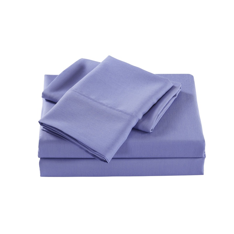 Royal Comfort 2000 Thread Count Bamboo Cooling Sheet Set Ultra Soft Bedding – King – Mid Blue