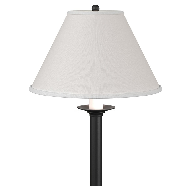 Simple Lines Table Lamp Black