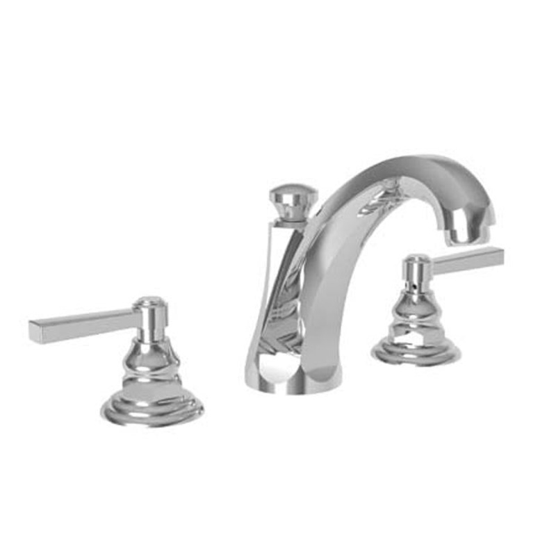 Astor Two Handle Widespread Bathroom Faucet with Lever Handles with Drain – Satin Bronze PVD