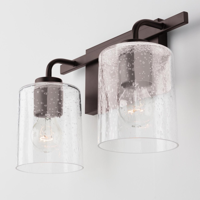Capital Lighting 128521BZ-449 Greyson 2 Light Vanity Bronze