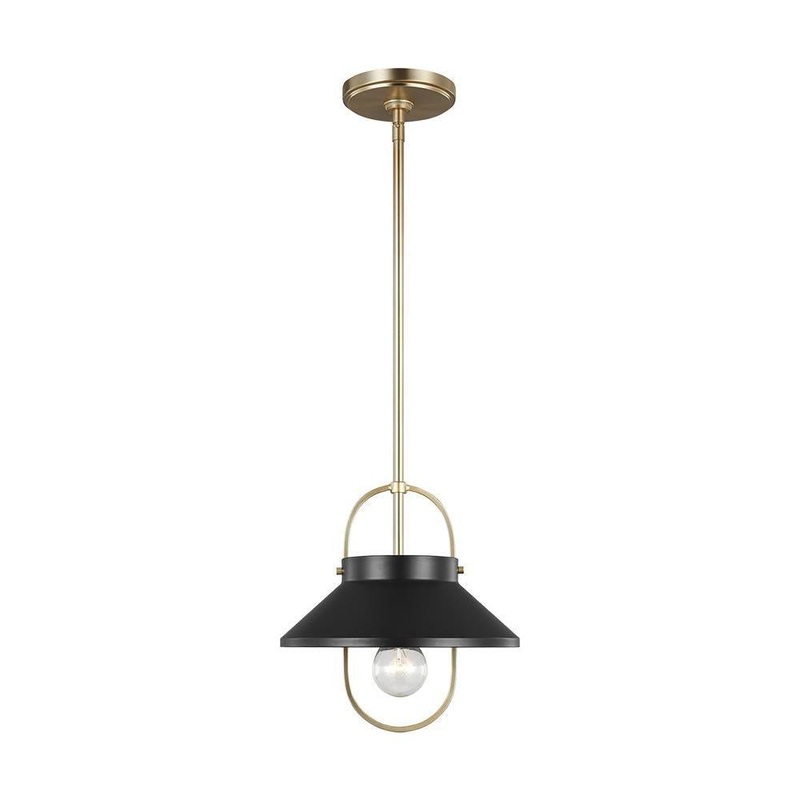Dormer One Light Pendant Midnight Black