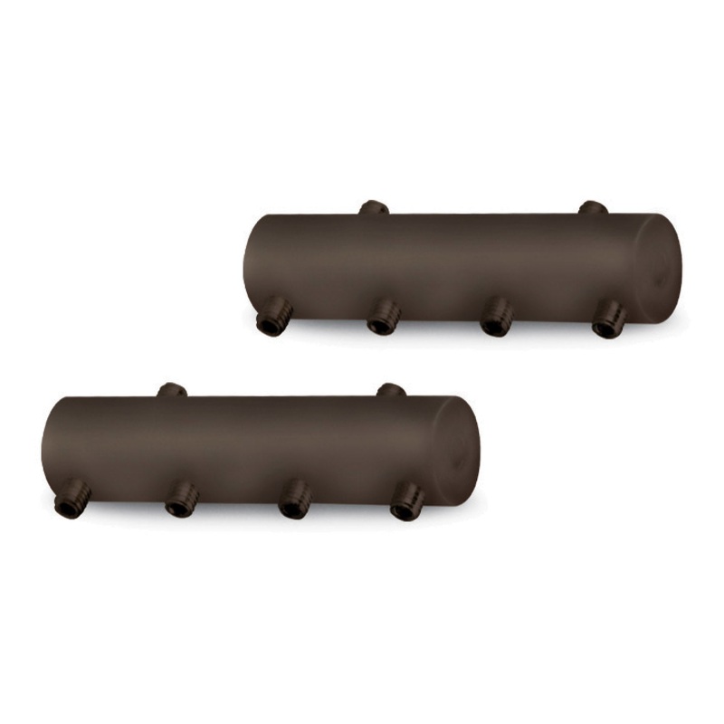 Isolating Connector (2pc.set) in Bronze Finish by Stone Lighting