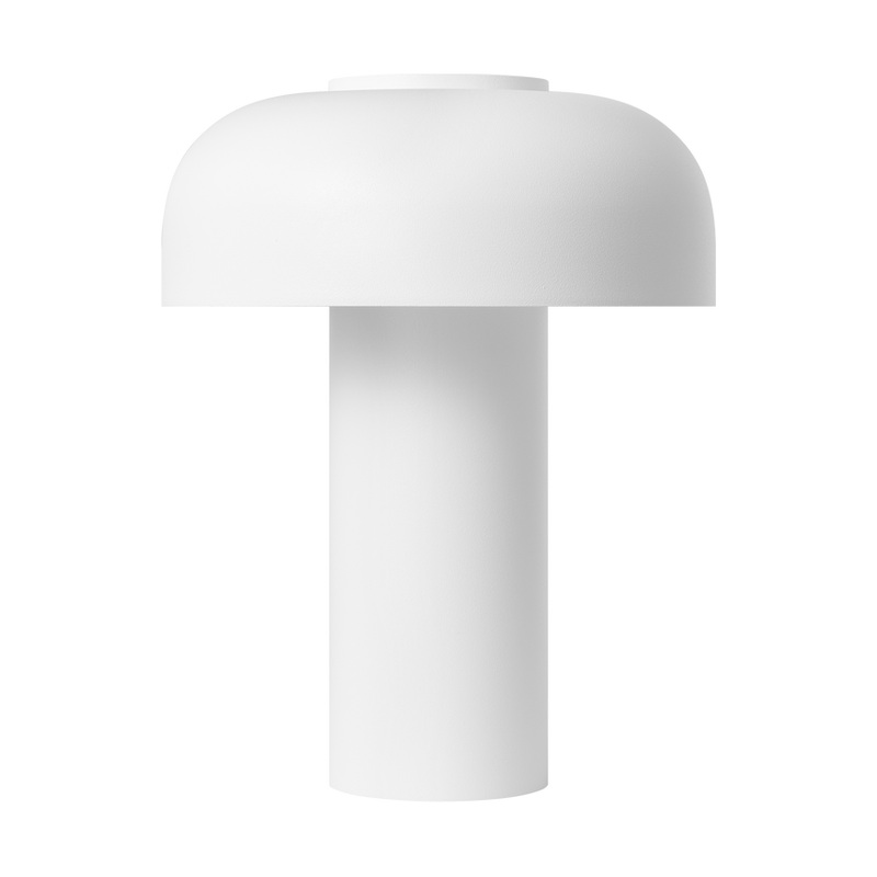 Louver 9 Rechargeable Table Lamp Matte White