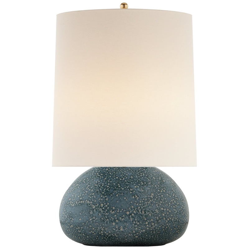 One Light Table Lamp from the Sumava Collection in Blue Lagoon Finish by Visual Comfort Signature